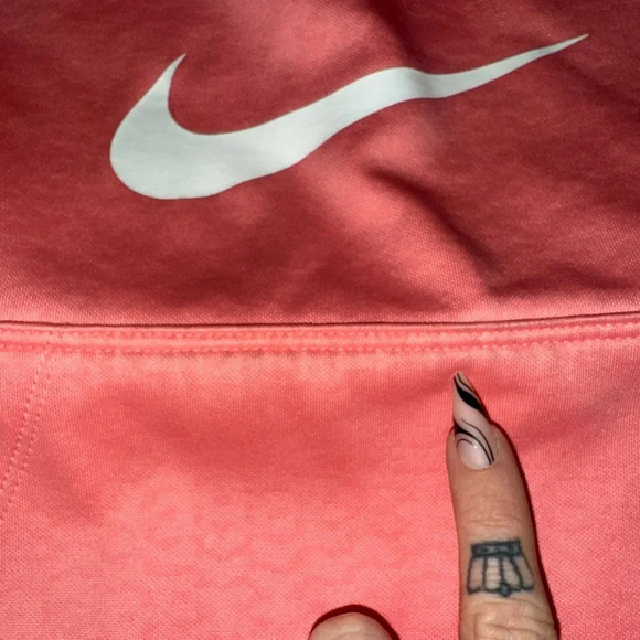 Nike pink crop hoodie - Picture 4 of 8